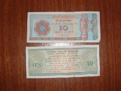 ミャンマーの通貨　チャット Foreign Exchange Certificate （FEC）